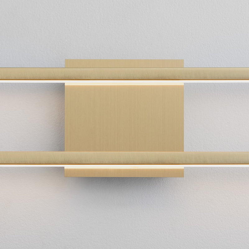 Oxygen Lighting Xanni 1 Light 25" Vanity, Aged Brass