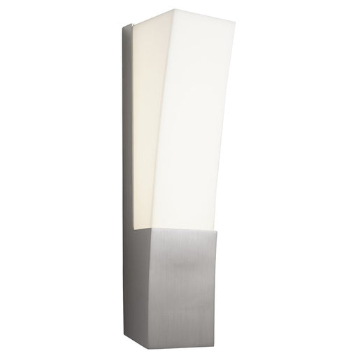 Oxygen Lighting Crescent 120V 3500K Dim Sconce, Satin Nickel