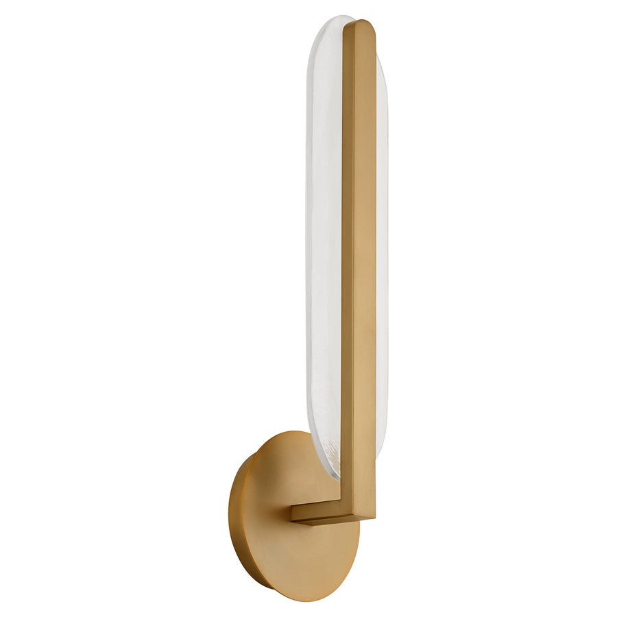 Oxygen Lighting Avian 1Lt 5Cct Sconce, Brushed Brass - 3-5145-56