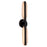 Oxygen Lighting Avian 2Lt 5Cct Vanity, Black
