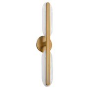 Oxygen Lighting Avian 2Lt 5Cct Vanity, Brushed Brass - 3-5146-56