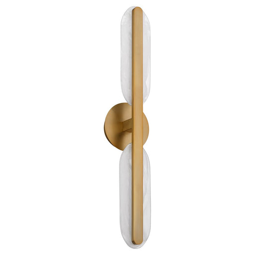 Oxygen Lighting Avian 2Lt 5Cct Vanity, Brushed Brass - 3-5146-56