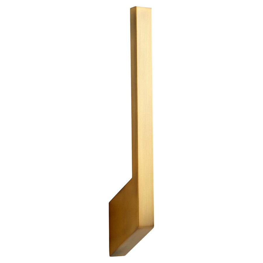Oxygen Lighting Mirage 3500K 120V Sconce, Aged Brass - 3-516-3540