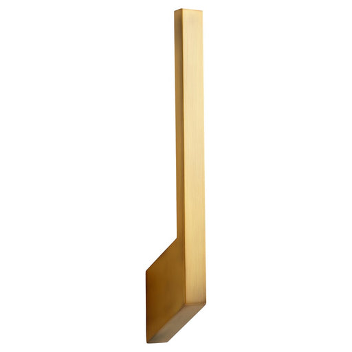 Oxygen Lighting Mirage 3500K 120V Sconce, Aged Brass