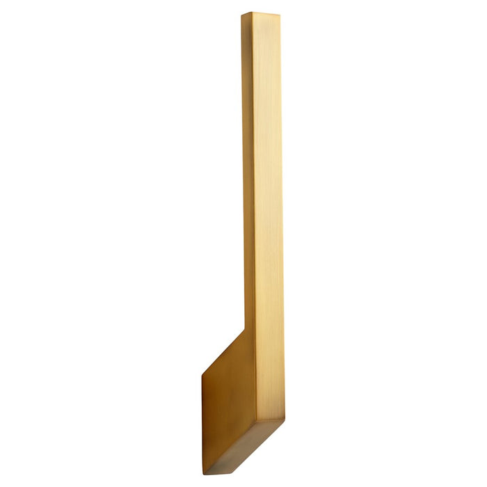 Oxygen Lighting Mirage 4000K 120V Sconce, Aged Brass