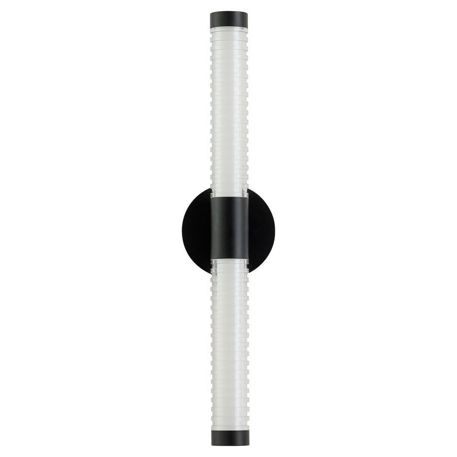 Oxygen Lighting Vaden 22" 5Cct Sconce, Black - 3-5214-15