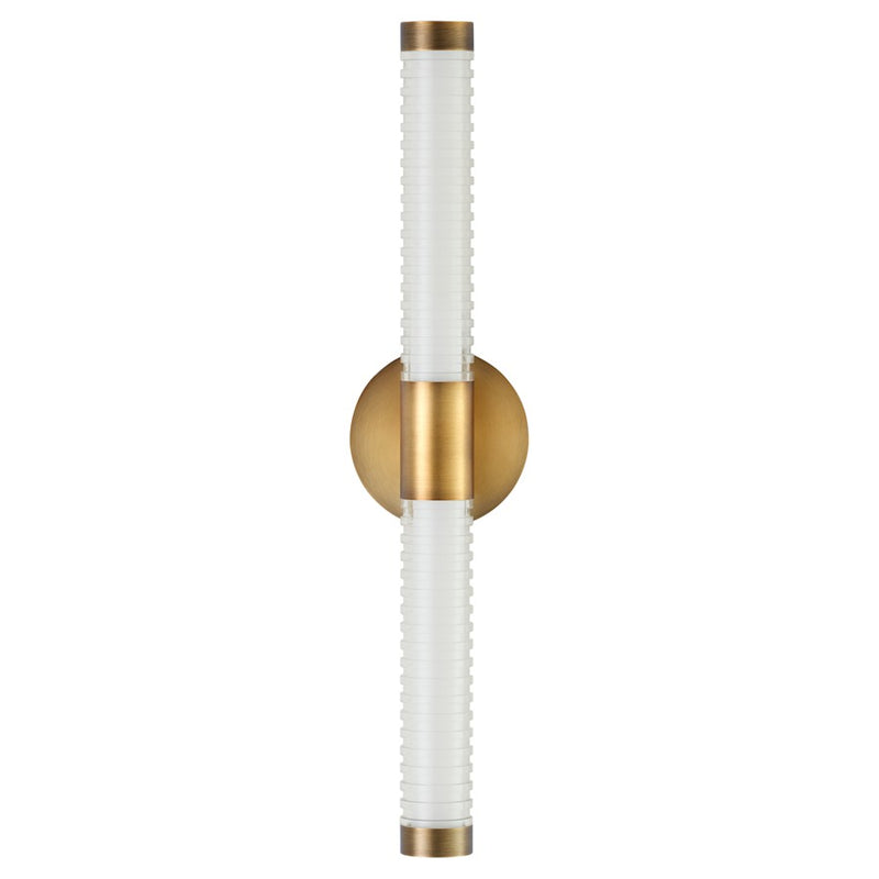 Oxygen Lighting Vaden 22" 5Cct Sconce, Brushed Brass - 3-5214-56