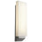 Oxygen Lighting Polaris 1 Light Sconce, Satin Nickel/Matte White