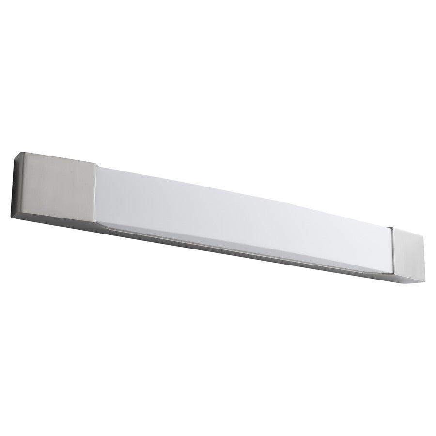 Oxygen Lighting Apollo 27" 120V 3500K Dim Vanity, Satin Nickel - 3-524-3524