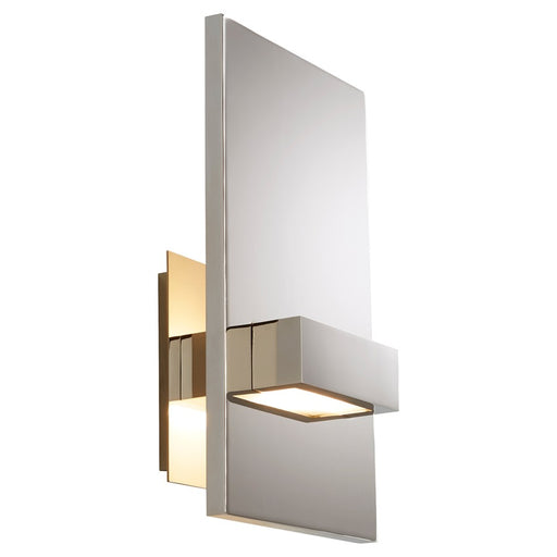 Oxygen Lighting Vela 2700K 120V Sconce, Polished Nickel