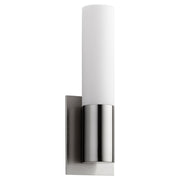 Oxygen Lighting Magneta 3500K 120V Glass Sconce, Satin Nickel - 3-528-35124