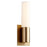 Oxygen Lighting Magneta 3500K 120V Acrylic Sconce, Aged Brass