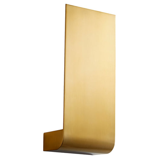 Oxygen Lighting Halo 2700 Sm Sconce 120V, Aged Brass