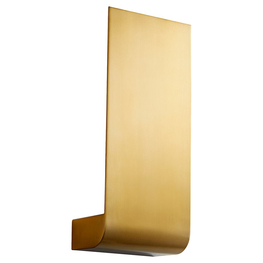 Oxygen Lighting Halo 4000K Sm Sconce 120V, Aged Brass - 3-535-4040