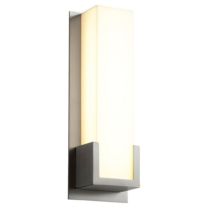 Oxygen Lighting Orion 2700K 120V Dim Sconce, Satin Nickel