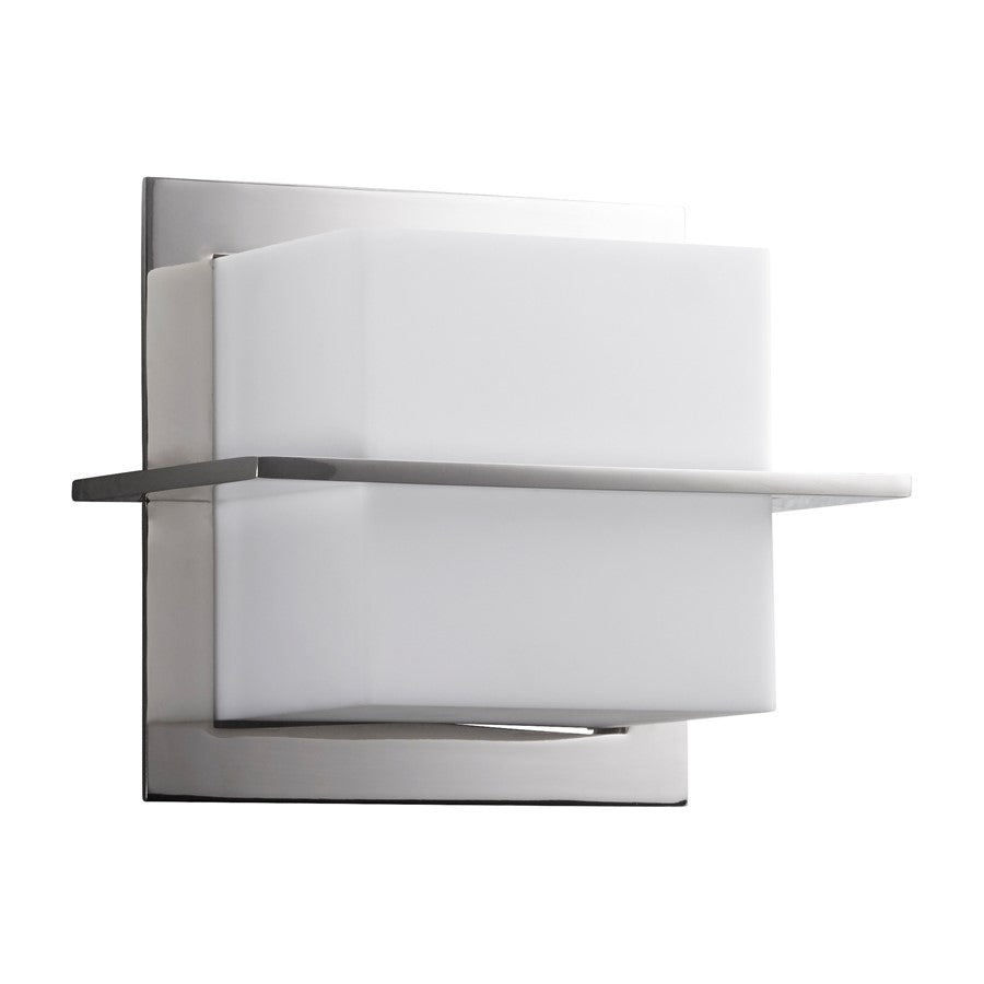 Oxygen Lighting Metrix 3500K 120V Sconce, Polished Nickel - 3-541-3520