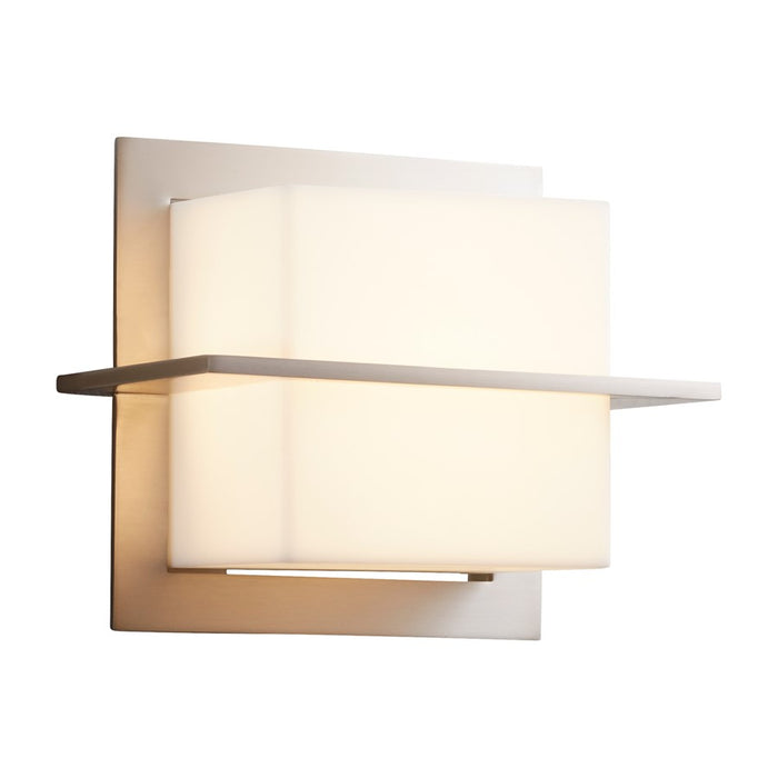 Oxygen Lighting Metrix 3500K 120V Sconce, Satin Nickel