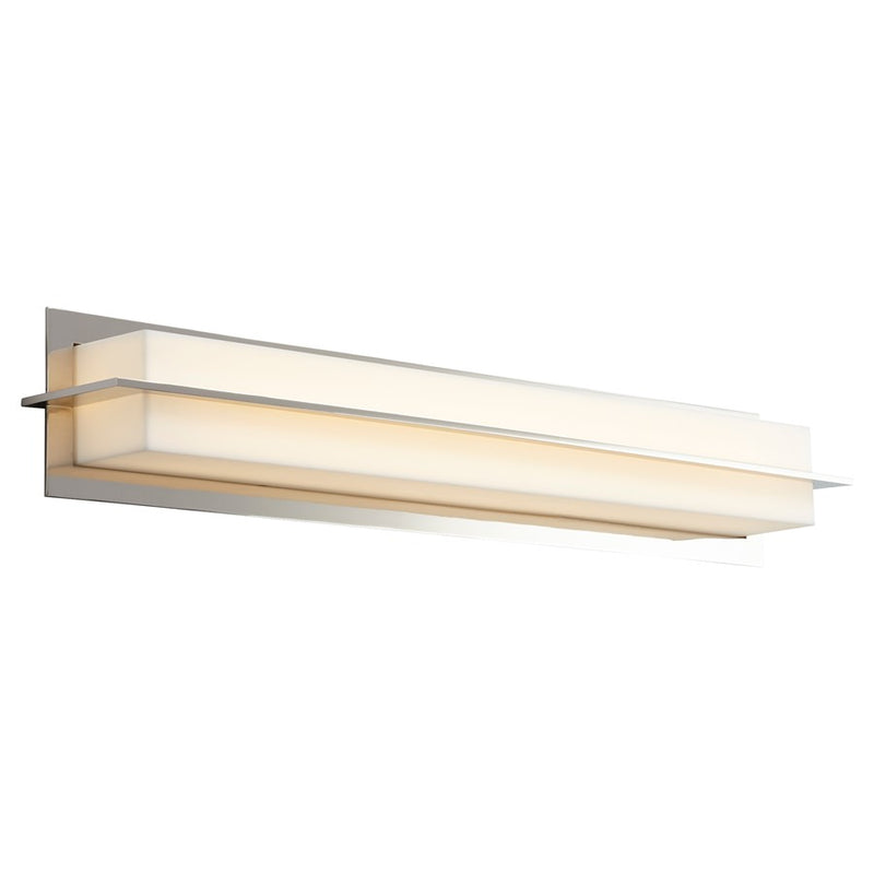 Oxygen Lighting Metrix 2700K 28" Vanity 120V, Polished Nickel