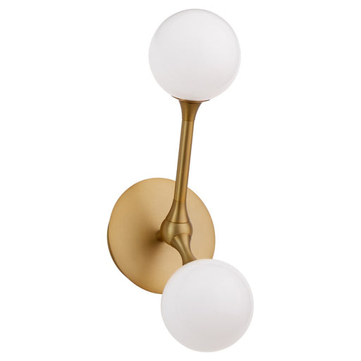 Oxygen Lighting Orbe 2Lt 5Cct Sconce, Brushed Brass - 3-546-56