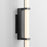 Oxygen Lighting Wand 1 Light 24" Sconce, Black