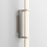 Oxygen Lighting Wand 1 Light 24" Sconce, Satin Nickel