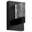Oxygen Lighting Gamma 1Lt 5Cct Wall Mount, Black - 3-550-15