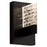 Oxygen Lighting Gamma 1Lt 5Cct Wall Mount, Black