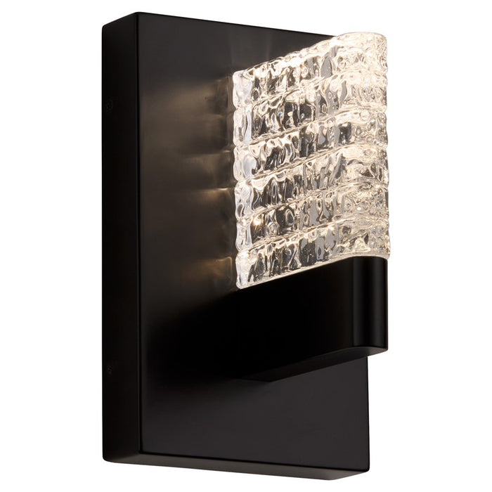 Oxygen Lighting Gamma 1Lt 5Cct Wall Mount, Black