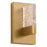 Oxygen Lighting Gamma 1Lt 5Cct Wall Mount, Brushed Brass - 3-550-56