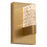 Oxygen Lighting Gamma 1Lt 5Cct Wall Mount, Brushed Brass