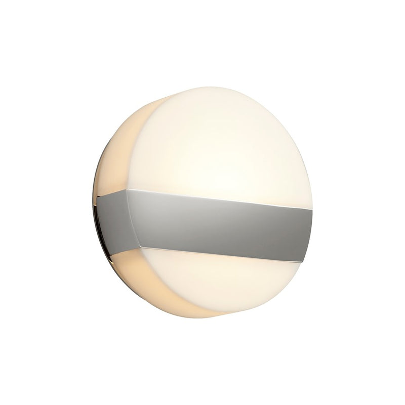 Oxygen Lighting Aurora 6" Sconce 3500K, Polished Nickel