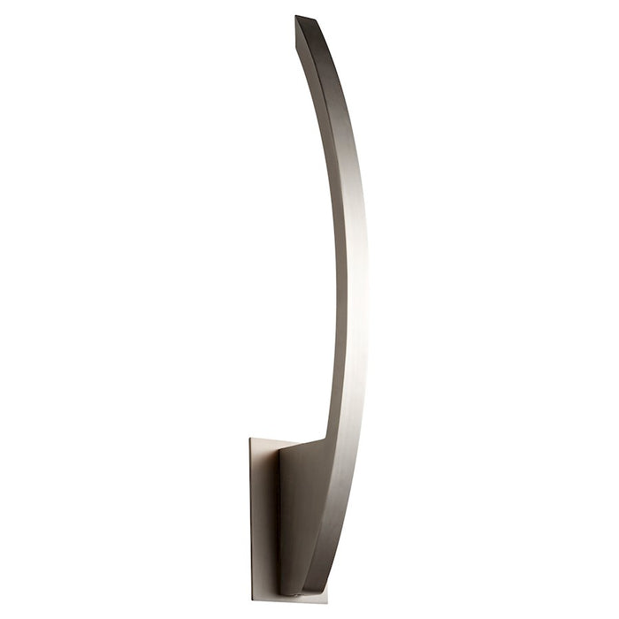 Oxygen Lighting Bolo 1 Light Sconce, Satin Nickel