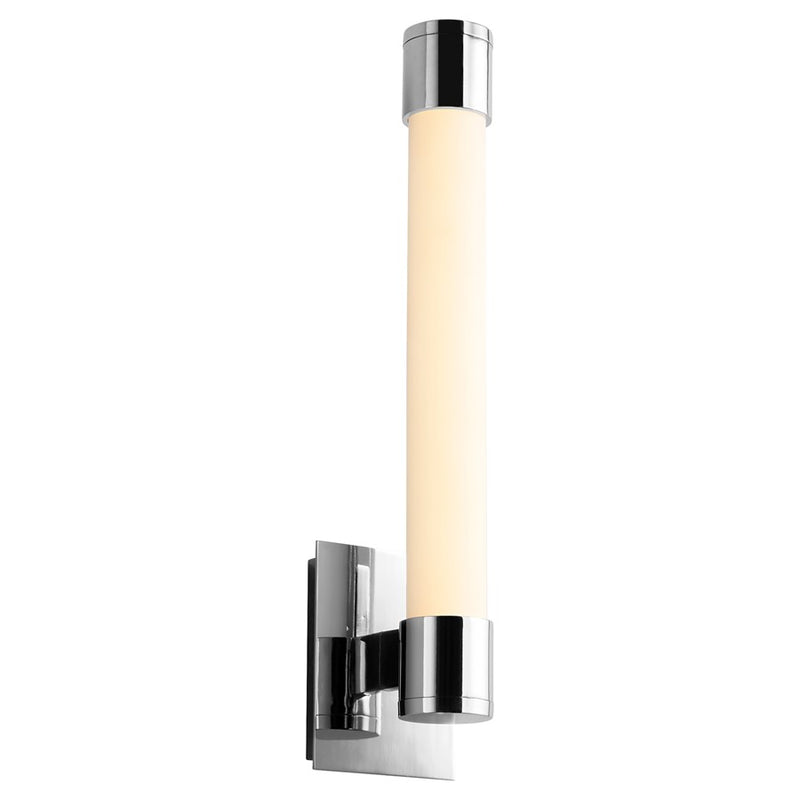 Oxygen Lighting Zenith 3500K LED Sconce, Polished Chrome