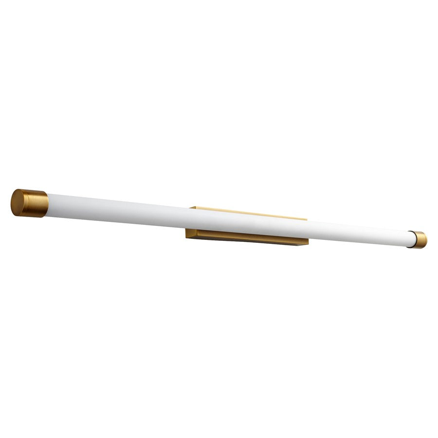 Oxygen Lighting Zenith 3500K 48" 120V Dim Vanity, Aged Brass - 3-559-3540