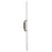 Oxygen Lighting Wand 1 Light 36" Vanity, Satin Nickel