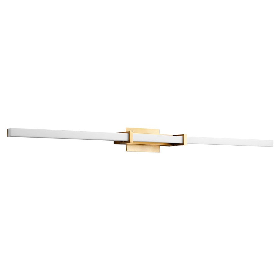 Oxygen Lighting Wand 1 Light 36" Vanity, Aged Brass - 3-56-40