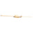 Oxygen Lighting Wand 1 Light 36" Vanity, Aged Brass