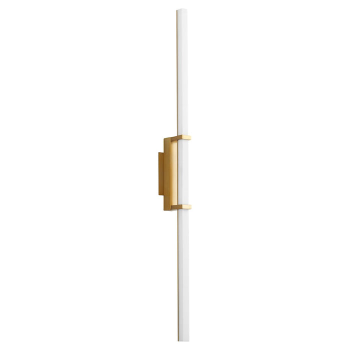 Oxygen Lighting Wand 1 Light 36" Vanity, Aged Brass