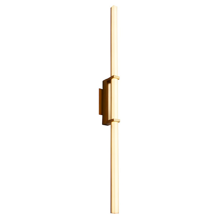 Oxygen Lighting Wand 1 Light 36" Vanity, Aged Brass