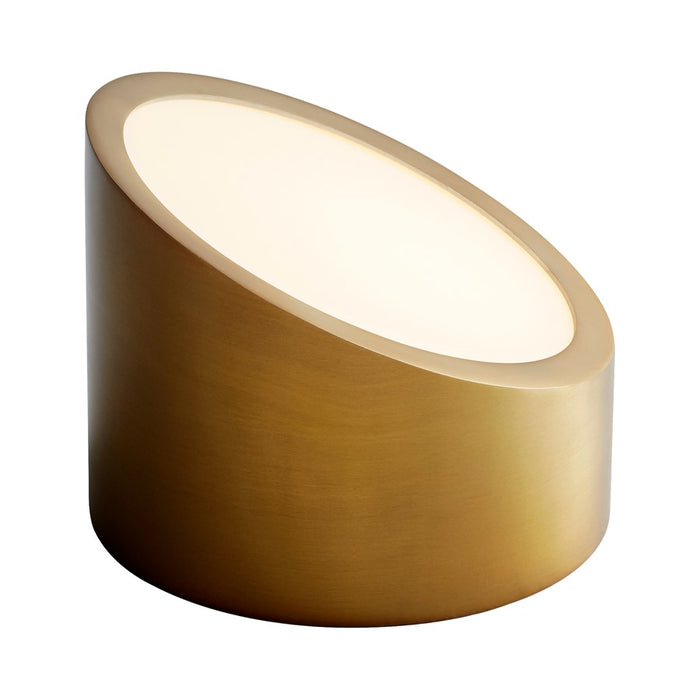 Oxygen Lighting Zeepers 2700K 120V Sconce, Aged Brass