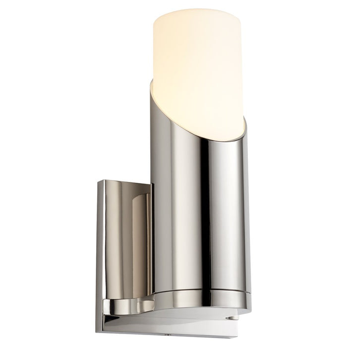 Oxygen Lighting Ellipse 4000K Acrylic Sconce Hdw, Polished Nickel
