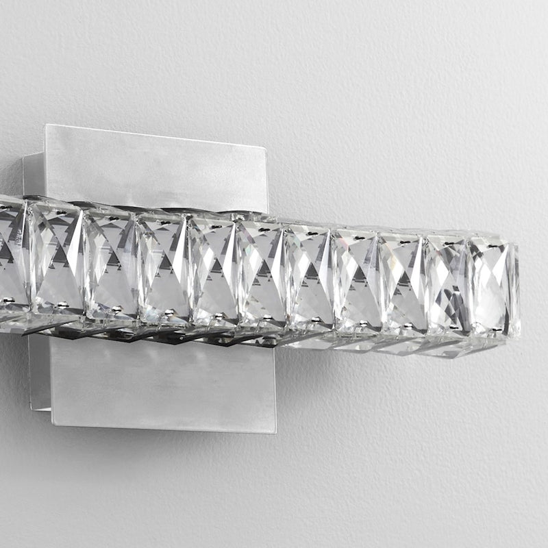 Oxygen Lighting Elan 1 Light 15" Sconce, Satin Nickel