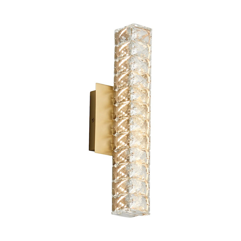 Oxygen Lighting Elan 1 Light 15" Sconce, Aged Brass