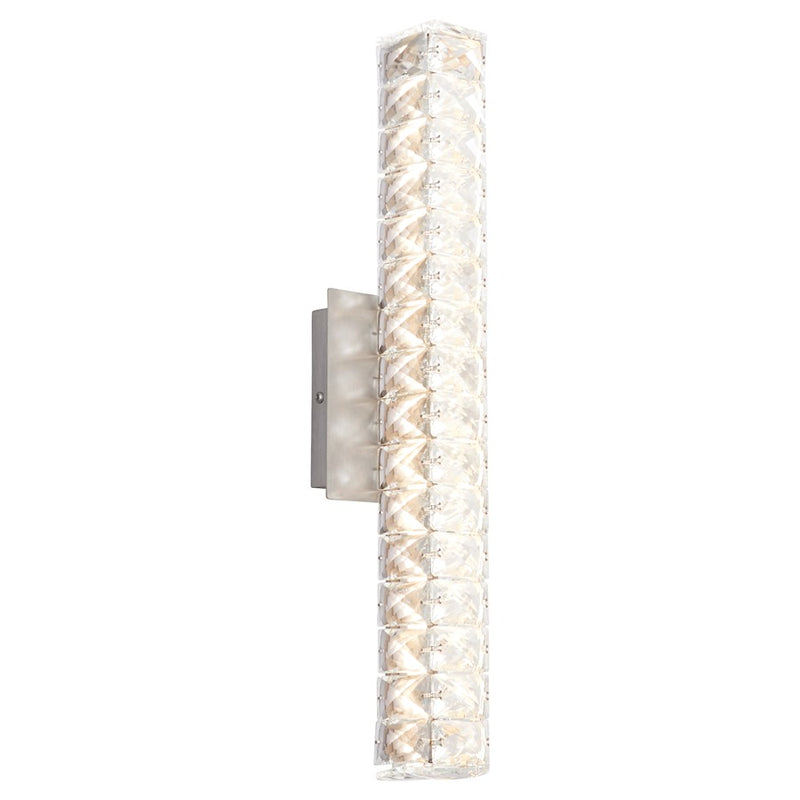 Oxygen Lighting Elan 1 Light 20" Vanity, Satin Nickel