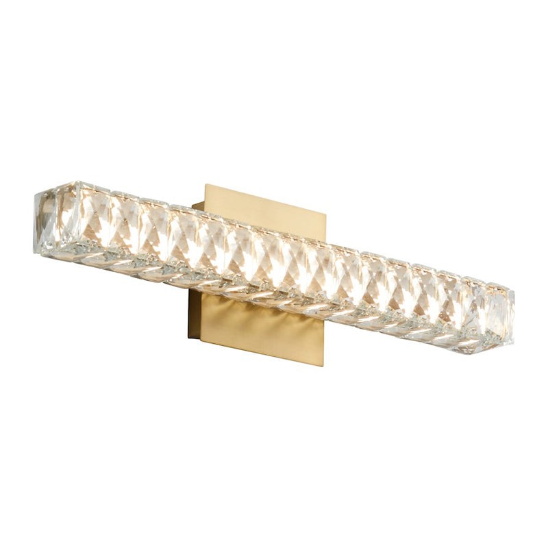 Oxygen Lighting Elan 1 Light 20" Vanity, Aged Brass