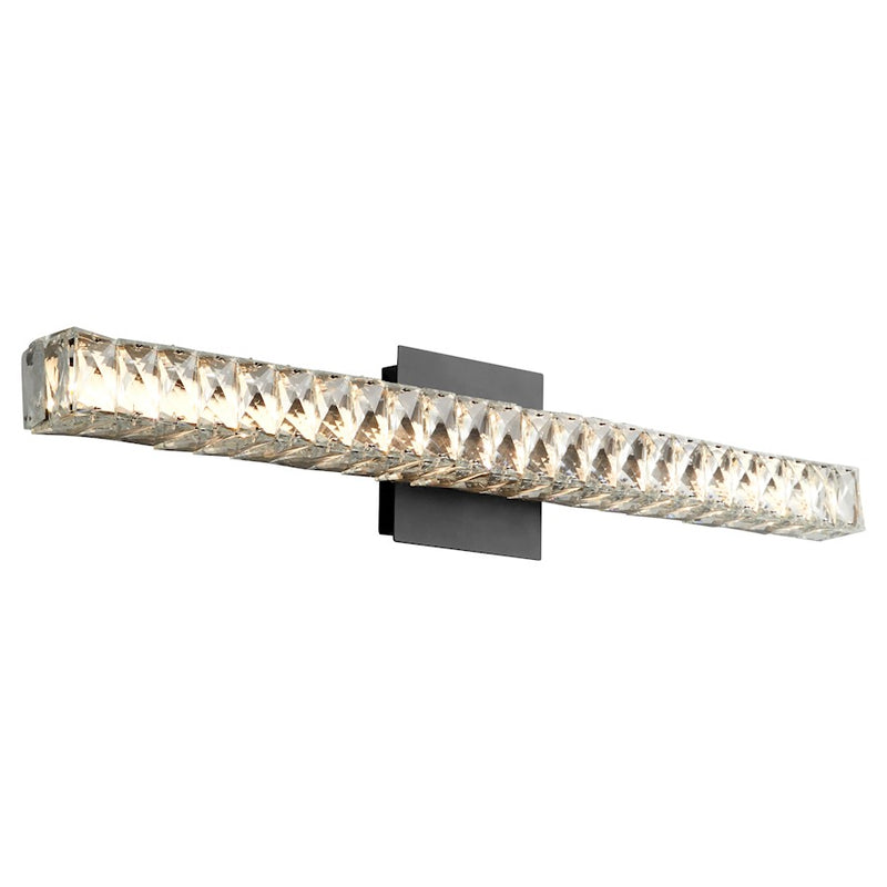 Oxygen Lighting Elan 2 Light 30" Vanity, Black