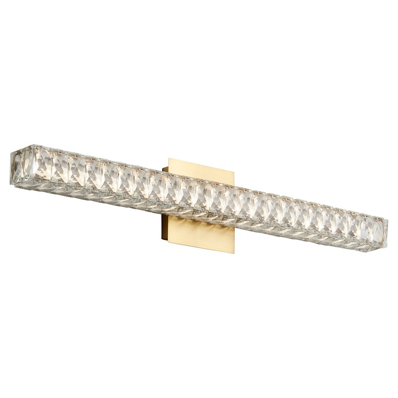 Oxygen Lighting Elan 2 Light 30" Vanity, Aged Brass
