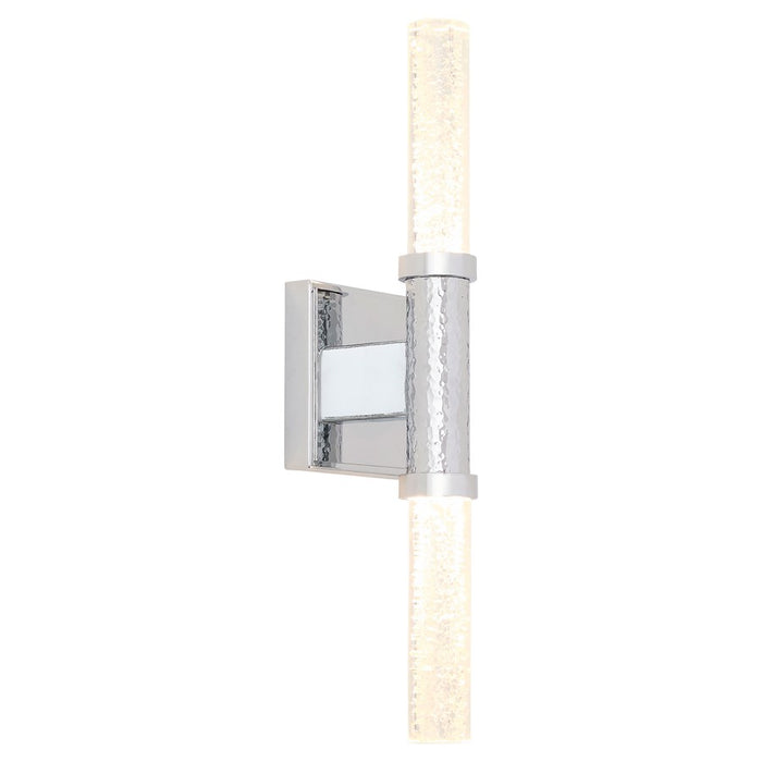 Oxygen Lighting Monet 3000K LED Sconce, Polished Chrome