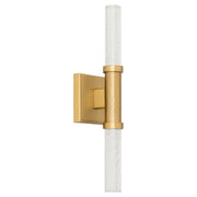 Oxygen Lighting Monet 3000K LED Sconce, Aged Brass - 3-580-40