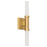 Oxygen Lighting Monet 3000K LED Sconce, Aged Brass - 3-580-40